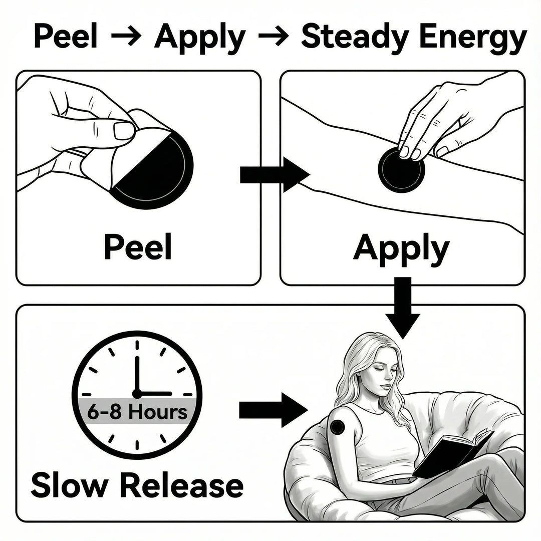 Energy Patches | Steady Caffeine Through The Skin